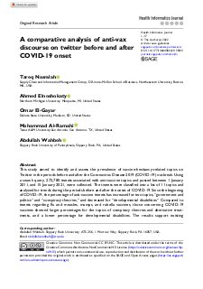 A Comparative Analysis of Anti-vax Discourse on Twitter Before and After COVID-19 Onset