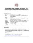 Casino Association (San Antonio, Tex.) Register of Visitors to the Casino-Gesellschaft, 1903-1923 by DRT Collection at Texas A&M University-San Antonio