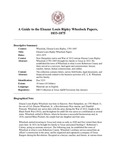 Wheelock (Eleazar Louis Ripley) Papers, 1833-1875 by DRT Collection at Texas A&M University-San Antonio