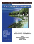 Texas Water Roadmap Forum: Workforce Education, Data, and Research. Institute for Water Resources Science and Technology